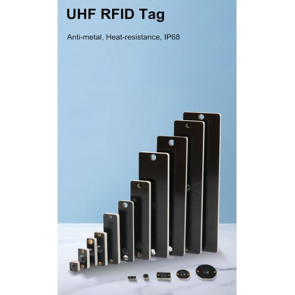 Multi-Size IP68 Waterproof Long Range on Metal RFID UHF Tag for Equipment Tracking