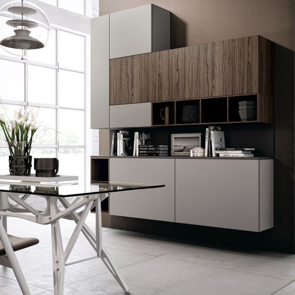 Armoires personnalisées Meubles automatiques Design haut de gamme Armoire de cuisine en bois massif mélamine