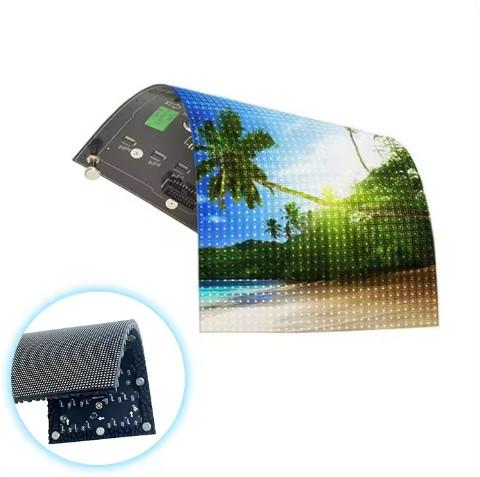 P4 Serviço Frontal Interno Flexível de Ecrã LED 960×720mm