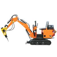 Ferme Mini Excavator Digging Trenches ZHONGMEI petit Digger Mini Excavator