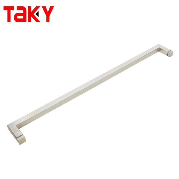 Stainless Steel Silver Square Shower Door Pull Handle Towel bar Sliding Glass Door Handle
