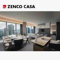 Mobiliário moderno de suítes de hotel com mesa linear de expansão personalizada