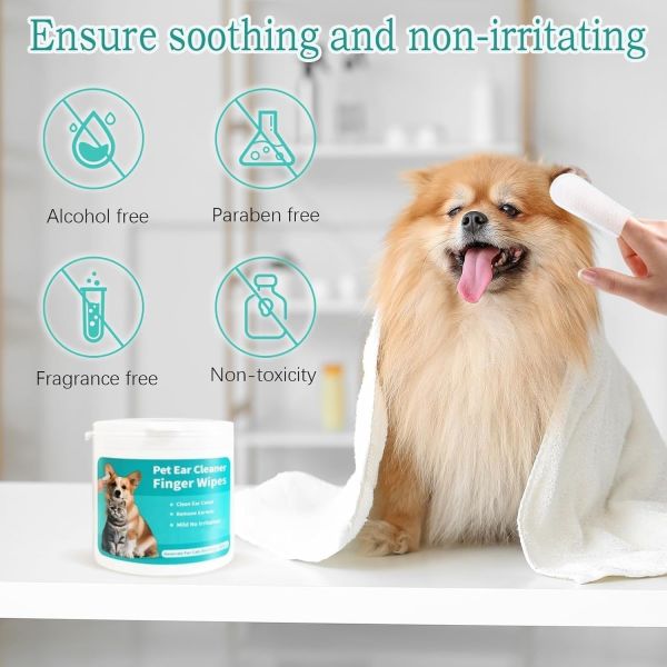 White or Customized Pet Wet Wipes for Convenient Multipurpose Water Bath and Eye Care