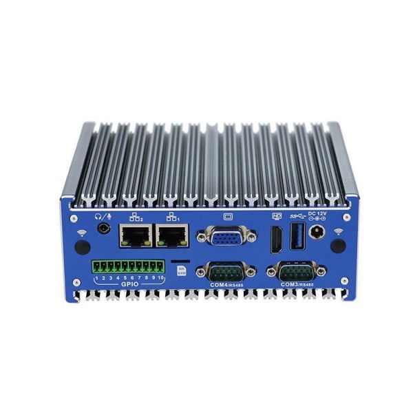Industrial Mini PC with Intel Celeron J1900 and 2*Intel I210-AT/I211-AT 1000M LAN - Fanless Design for Harsh Environments