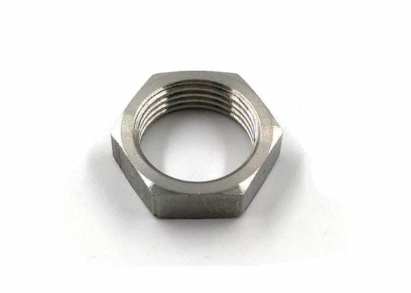 Thin Stainless Steel Hex Nut M20 Galvanized Surface Finish High Accuracy