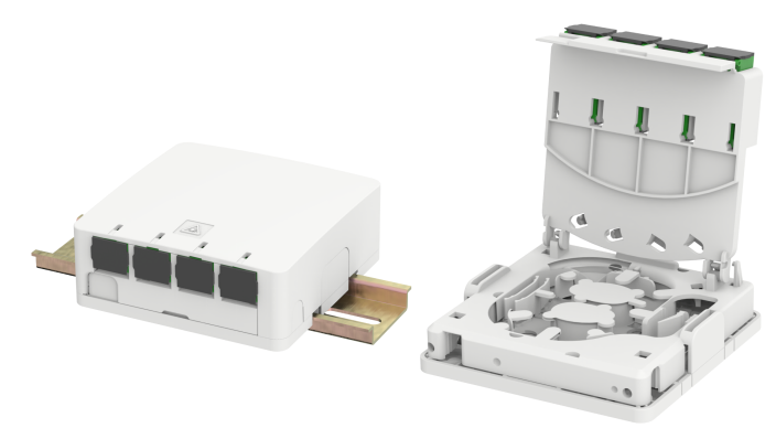 FTTX Caixa de terminação de fibra óptica Painel interior para proteção e gestão