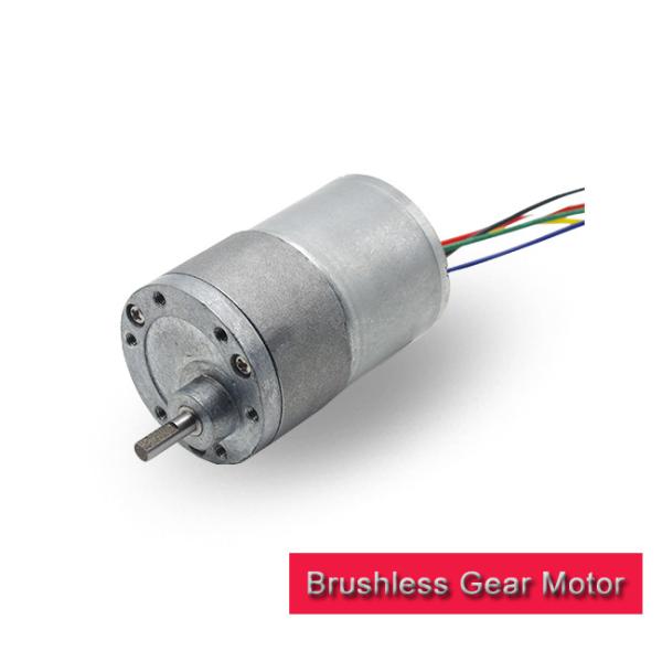 Home Appliance Brushless Gear Motor 12v 24v High Torque 37mm Offset Shaft For Printer