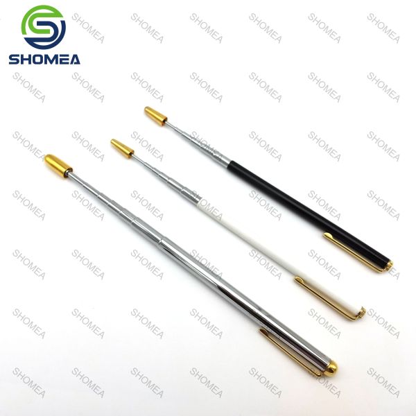SHOMEA Customized 201/304 Stainless Steel  Telescopic pointer with pen clip