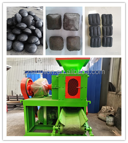 Anthracite Coal Roller Press Briquette Machine Client's Required for Small Material Size