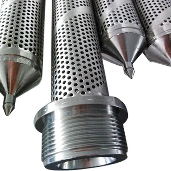Melt Stainless Steel Filter Element Spiral Welded Perforated Center Tube