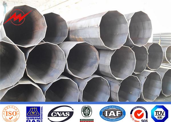 33 Kv Double Circuit Transmission Line Poles For Power Distribution Line Project