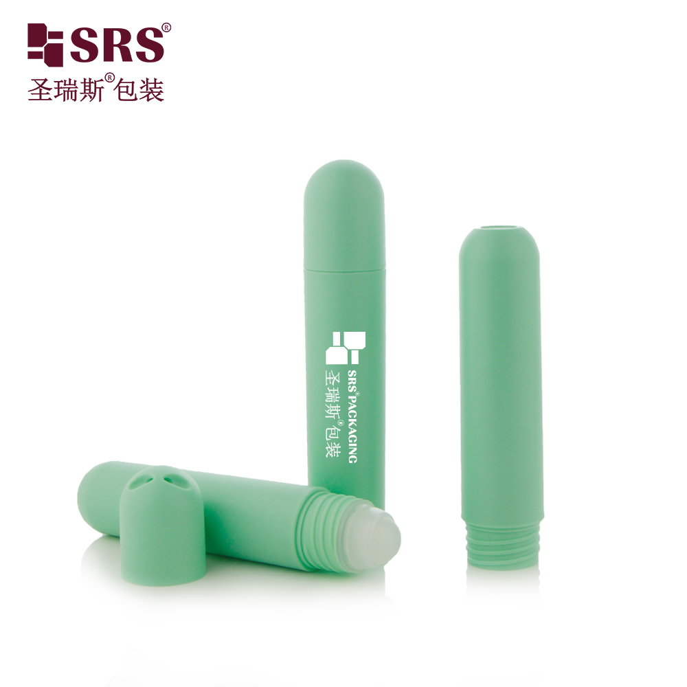 RPPG 25ML Round Bottom PP Matte Finished Roll On Bottle With Dome Cap