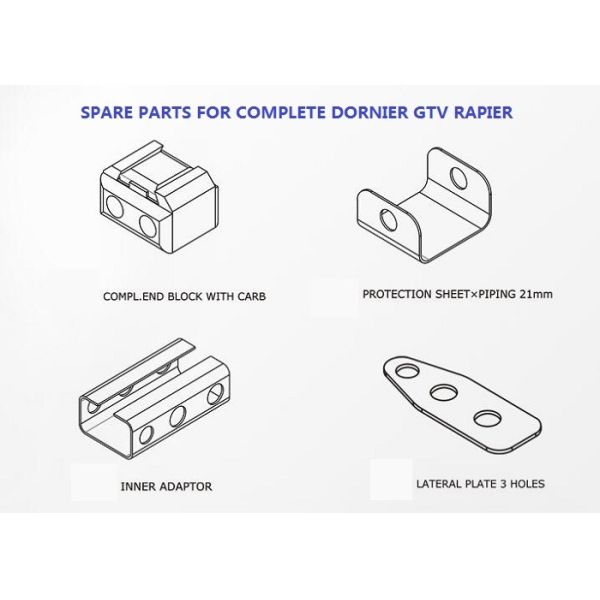 Complete Carbon Rapier For RAPIER LOOM Gtv Rapier Loom Spare Parts 2200 Rapier Tape