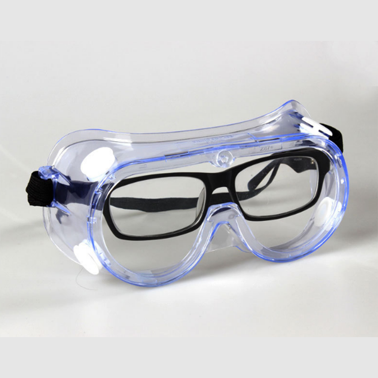 Silicone Safety Glasses Protective Medical Use Goggles   New Model Antifog Visor Vented Safety Silicone Protective Trans