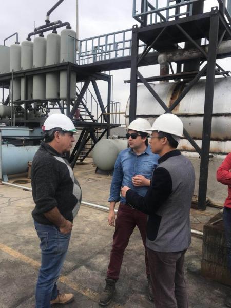 16kw Q245 Steel Used Engine Oil Recycling Refinery Machine For Making Diesel Fuel