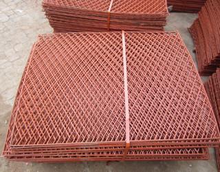 20*40mm Expanded Wire Mesh Sheet Q235 Diamond Bore Steel Screen And Basketry