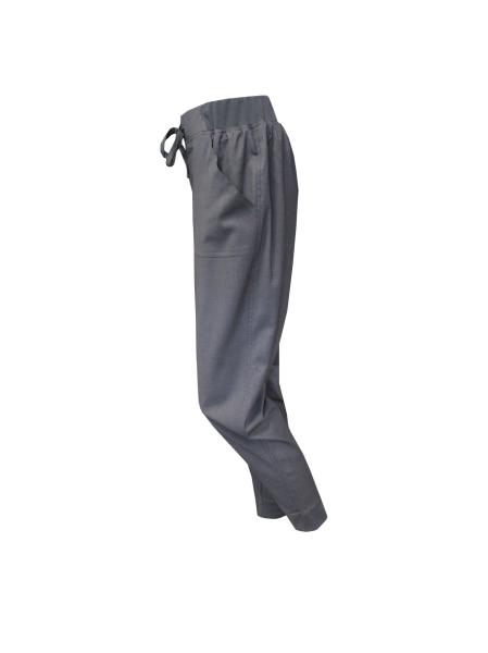 190 GSM Women Charcoal Scrub Pants Polyester 70% Rayon 28% Spandex 2%