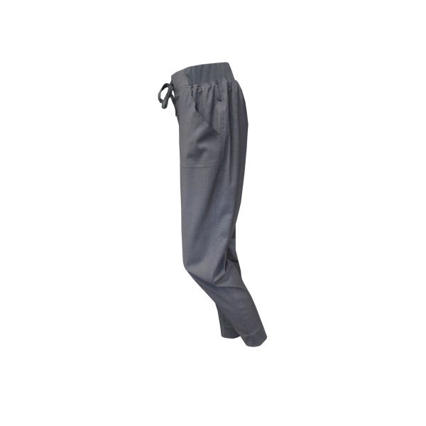 190 GSM Women Charcoal Scrub Pants Polyester 70% Rayon 28% Spandex 2%