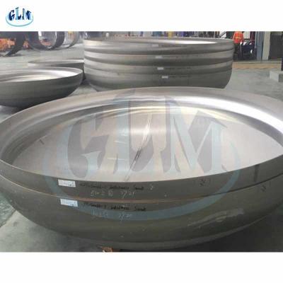 a embarcação de pressão inoxidável das cabeças do tanque do aço carbono de 89mm 1000mm tornou côncavas extremidades