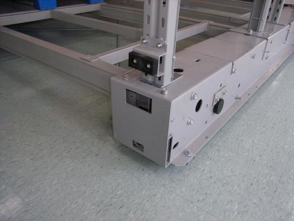 Heavy Duty Movable Racking System Powder Coated Movable Storage Racks