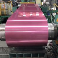 AISI 1050 3003 Bobina de alumínio revestida a cores 0,5 mm 1220 mm de largura para construção