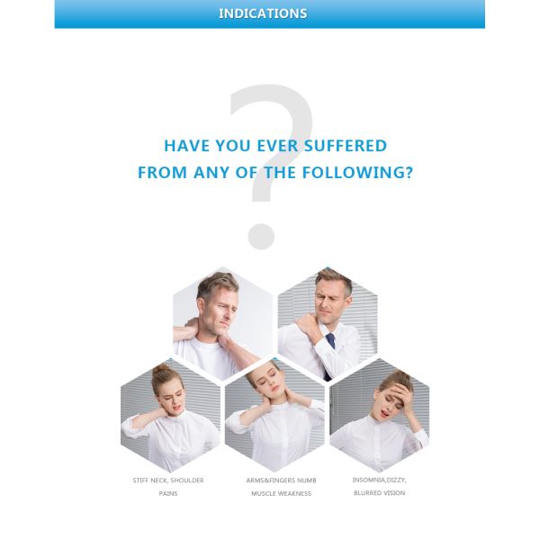 High quality portable traction and relaxation cervical device use