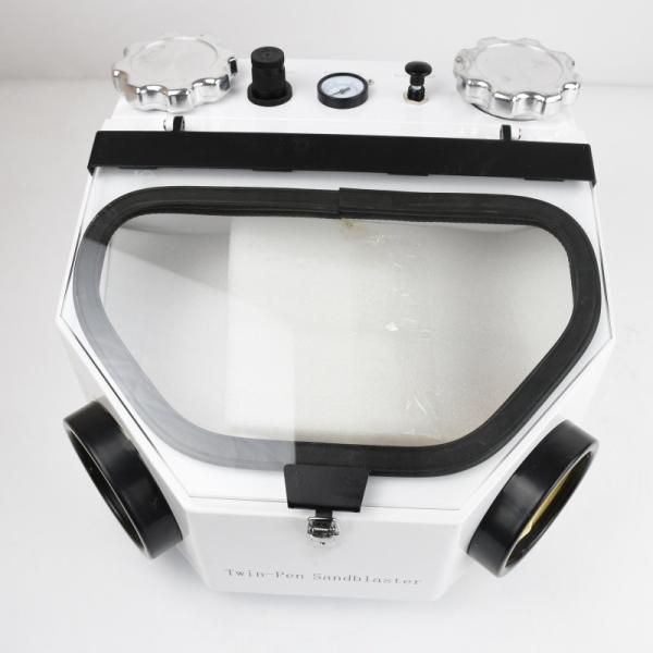 LED Light Dental Sandblaster Two Pen Dental Lab Equipment Dental Sandblasting Machine