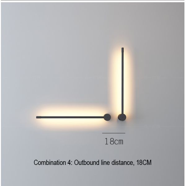 Personality creative Minimalist wall lamp tube wall sconce For corridor Bedroom Kitchen Dining room (WH-OR-08)