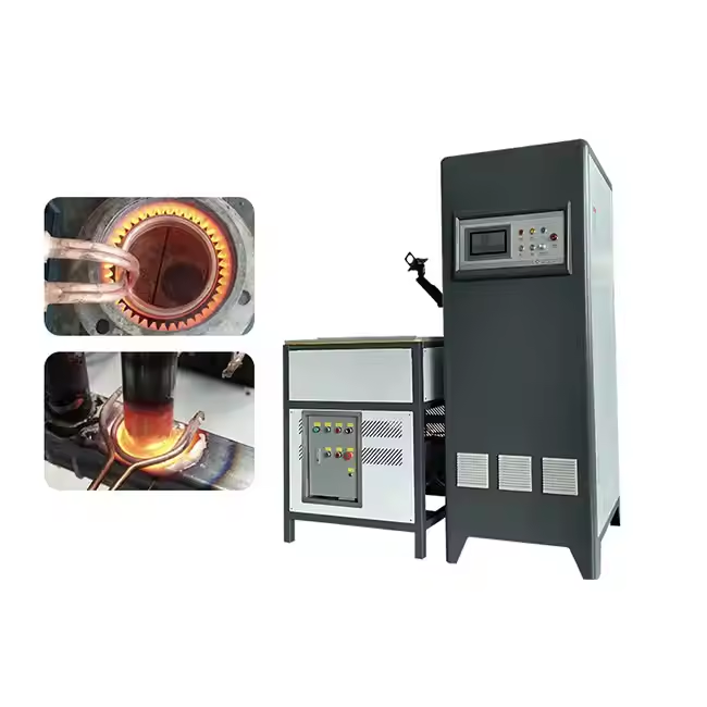 220V Automatic Induction Heating Machine Copper Heating Coil Metal Construction for Manufacturing Plant Construction