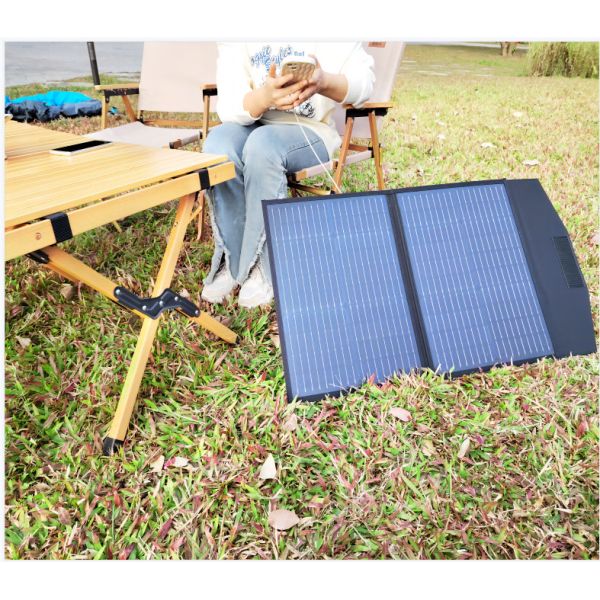 FT60 складная солнечная панель 60w зарядное одеяло водонепроницаемое IP65 с черным
