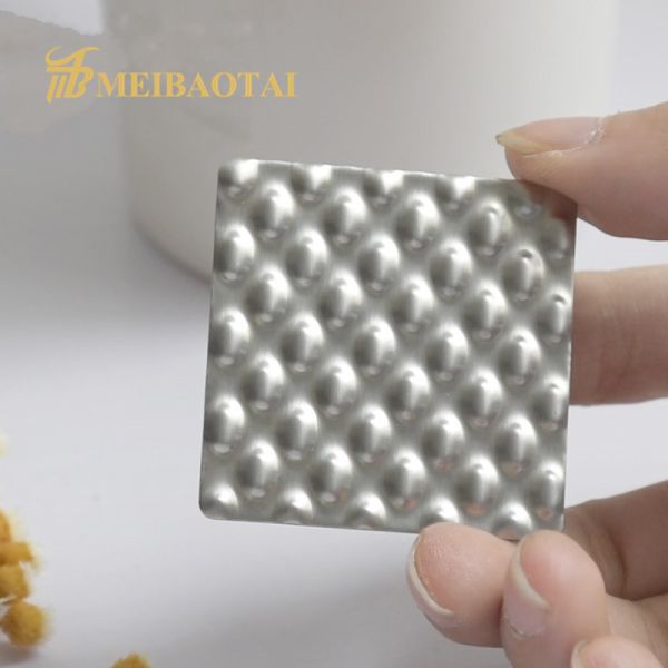 1mm Embossed Process Polished Stainless Steel Metal Plate