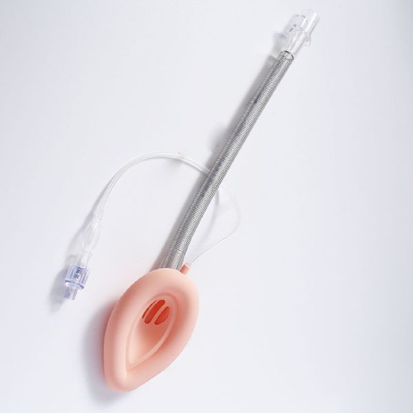 Classic laryngeal mask Medical silicone material Soft edges reduce irritation CE ISO Pediatric surgery, ophthalmology