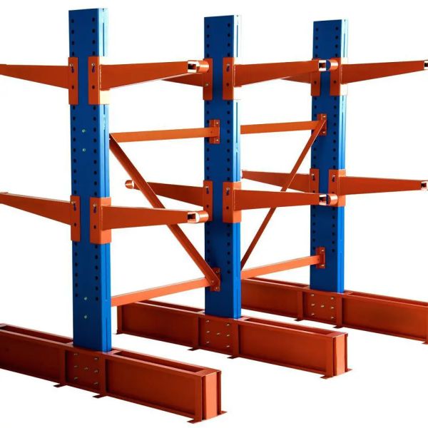 China Factory Economical Cantilever Racks Modular Steel Span Storage System For Wood Storage