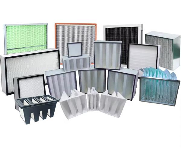 Customized Hepa H13 H14 Filter for air Purifier Hvac Panel Filter Folded Hepa Filter