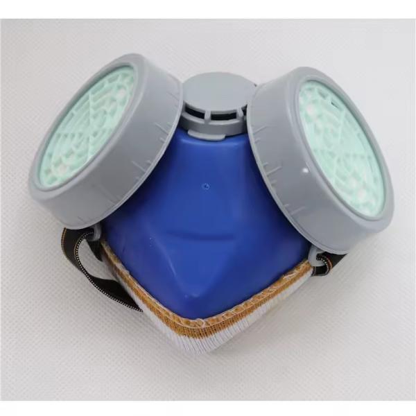 Máscara de gás industrial de laboratório química confortável e respirável
