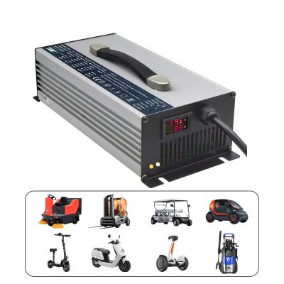 54.6V 38A Car Truck Forklift Battery Charger Lifepo4 Lithium Ion