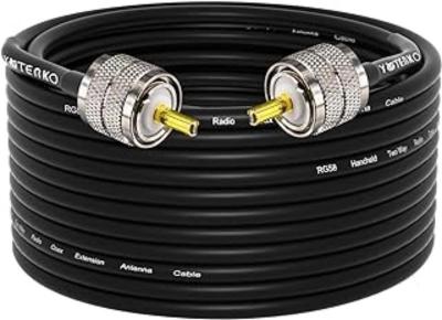 High Voltage Coaxial Cable 40KV Polyethylene Insulation Material 50 Ohms Impedance for Performance