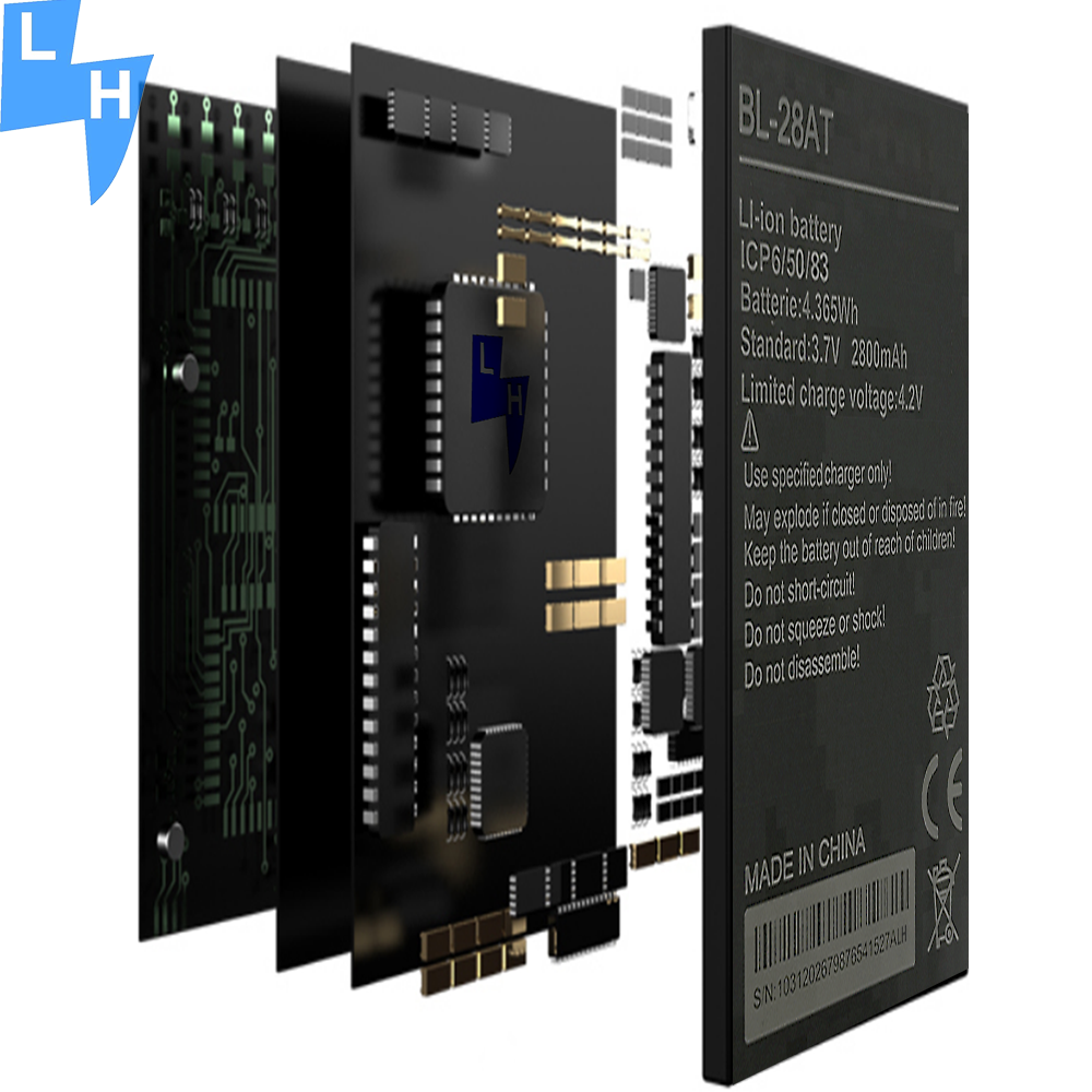 ODM BL-28AT 2800mAh Y3 Plus Батарея для мобильного телефона для батареи Tecno Camon Y2