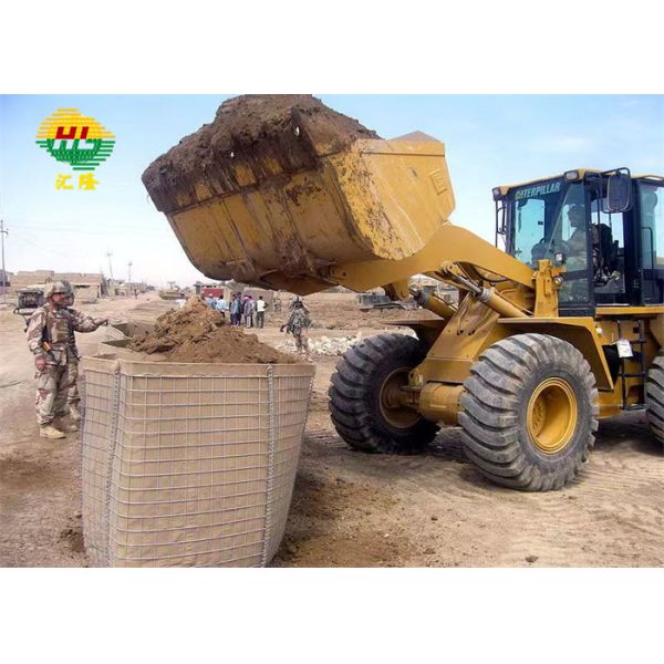 Hesco Q195 Военный барьер высокой защиты Заполнение песком