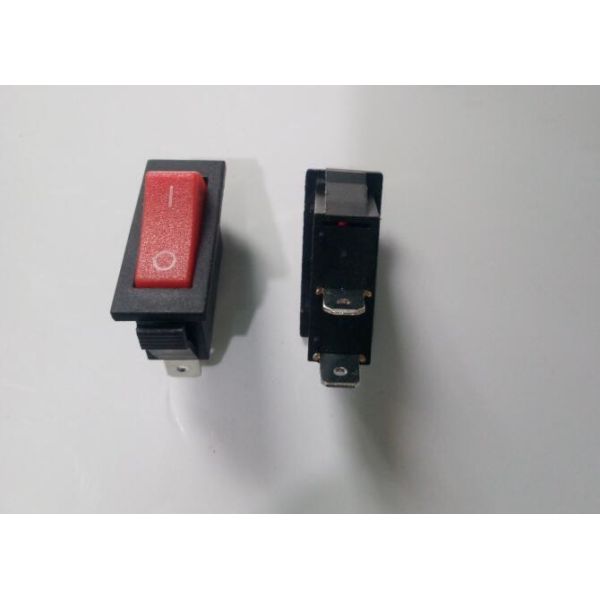 Green Kcd5 Electrical Rocker Switches 16A Silver Contacts Brass Terminal