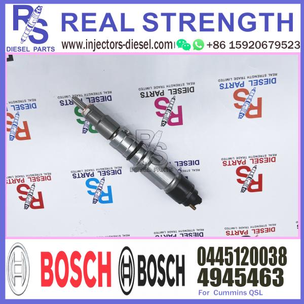 Injetor comum 0445120133 do trilho do bocal do injetor de combustível diesel de ISLE8.9 QSL 0445120038 0445120133 3965749 4945463 4993482