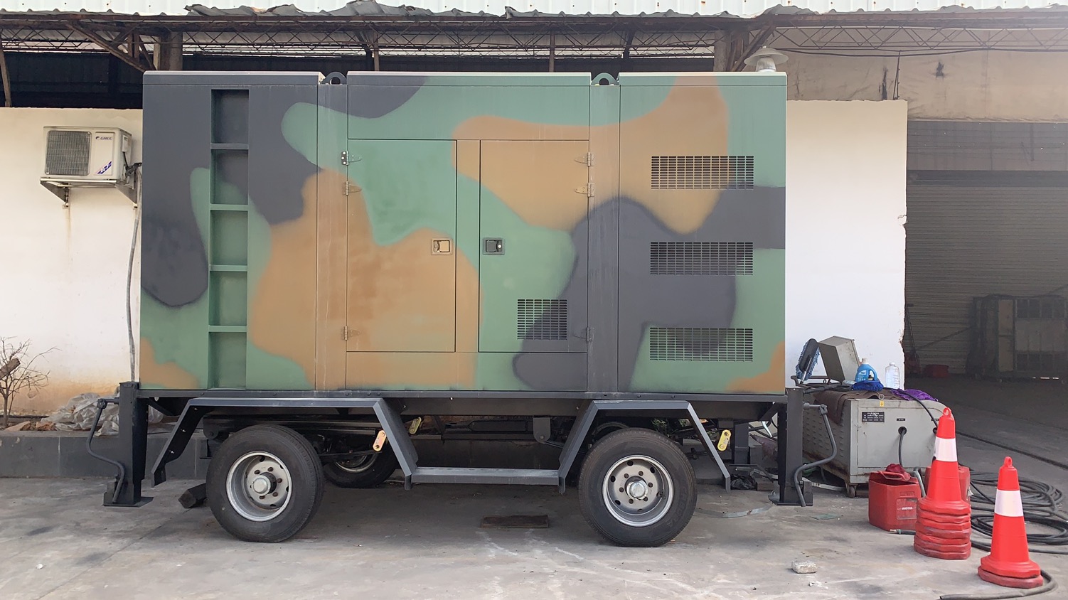 Генераторы установленные трейлером 60HZ 500kva дизельные EPA Volvo Penta Genset