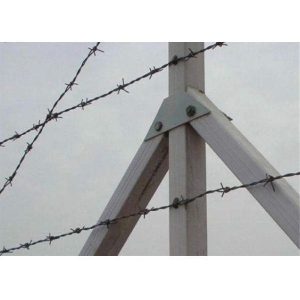 ISO9001 Electro Galvanized 14 Gauge High Tensile Barbed Wire Coil For 