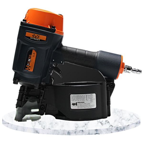 Pneumatic Power HPCN70 Coil Nail Gun from HYBEST Industrial Grade
