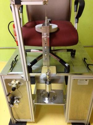 Câmara dianteira do teste de estabilidade de Seat da cadeira do escritório do equipamento de testes da mobília de BIFMA X5.1