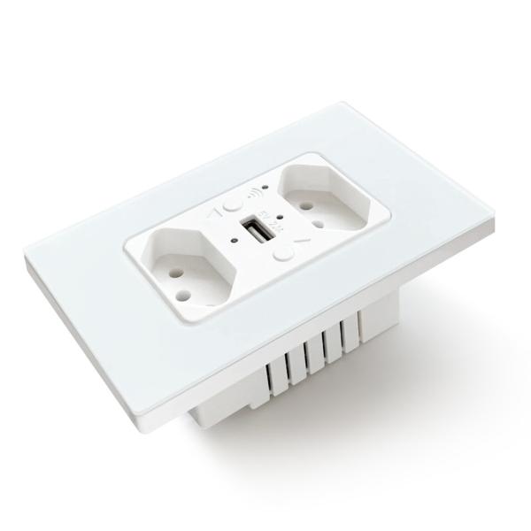 App Control Double Smart Socket Hands Free Smart Home Socket 110V - 240V