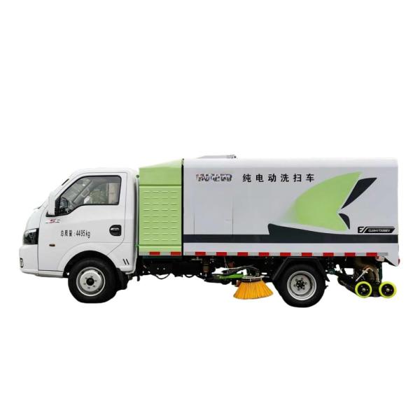 Pure Electric Dongfeng Small Multi-functional Road Sweeper with Low Cleaning Cost and Good Cleaning Effect