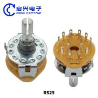 RS25 Selector de banda genérico Interruptores rotativos Interruptores de banda DC30V 0.3A
