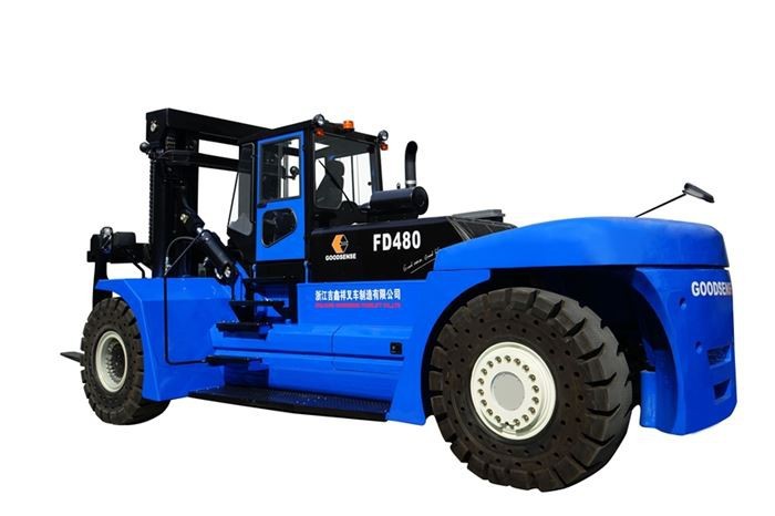 Diesel Engine Forklift Heavy Duty 48 Ton Big Diesel Forklift  High Safety