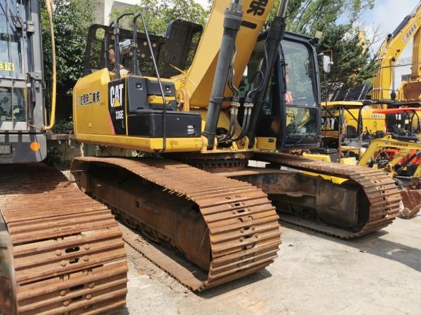 Excavadora de segunda mão CAT336E com potência forte e design de aço macio em boas condições